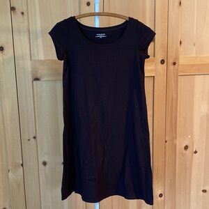 Eileen Fisher Classic Black T-shirt Dress